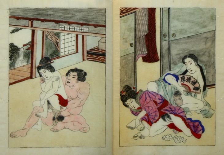 Japanische Shunga-Holzschnitte - [Art. D041] – 01