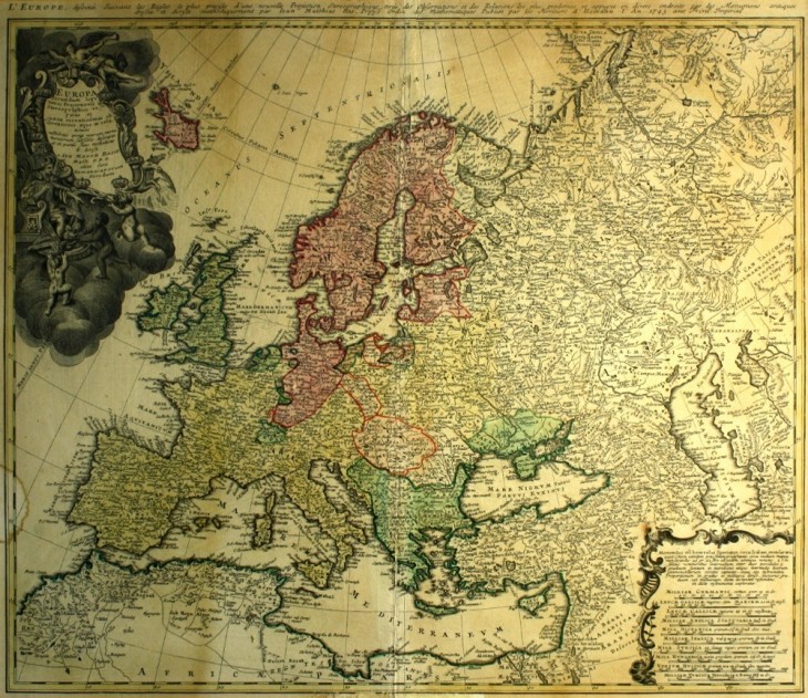 Europa Secundum legitimas Projectionis Stereographice … (1743) - [Art. K001] – 01