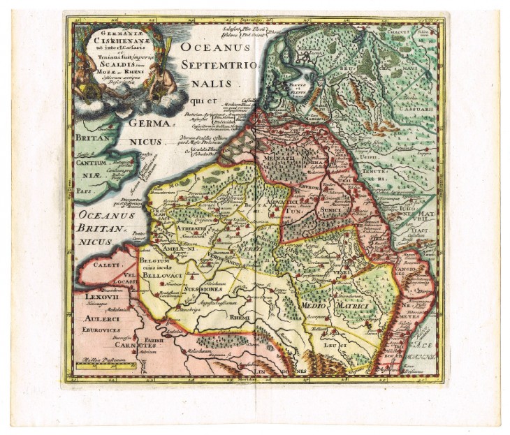 Germaniae Cisrhenanae ut inter I. Caesaris ... (1697) - [Art. K007] – 01
