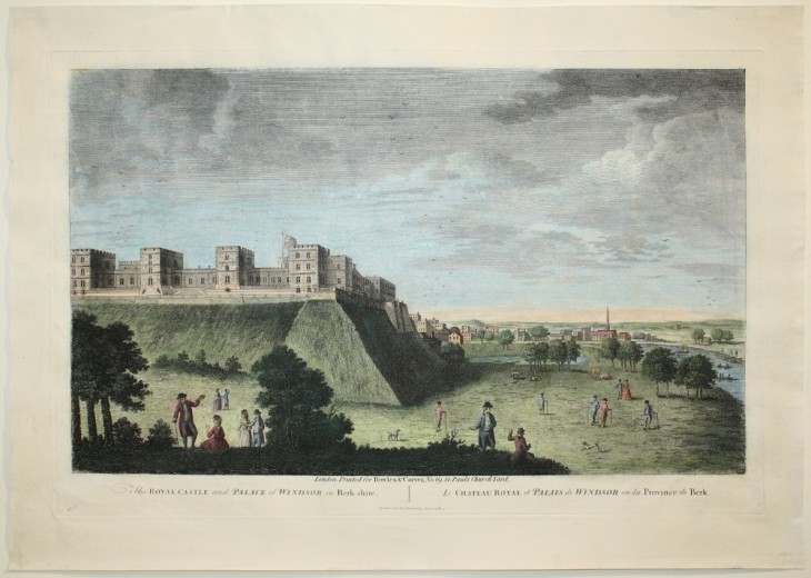 The Royal Castle and Palace of Windsor in Berkshire (um 1800) - [Art. K017] – 01