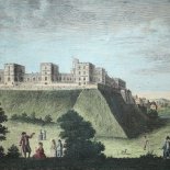 The Royal Castle and Palace of Windsor in Berkshire (um 1800) - [Art. K017]