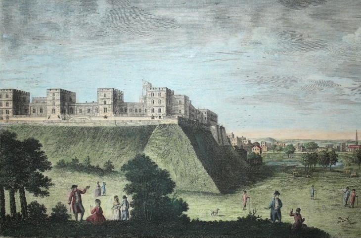 The Royal Castle and Palace of Windsor in Berkshire (um 1800) - [Art. K017] – 03
